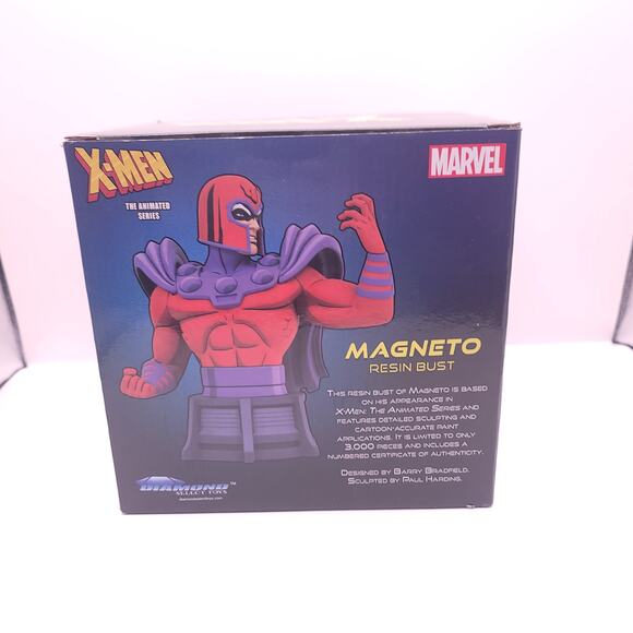 Marvel X Men The Animated Series Magneto Resin Bust Diamond Select Toys - Picture 2 of 10